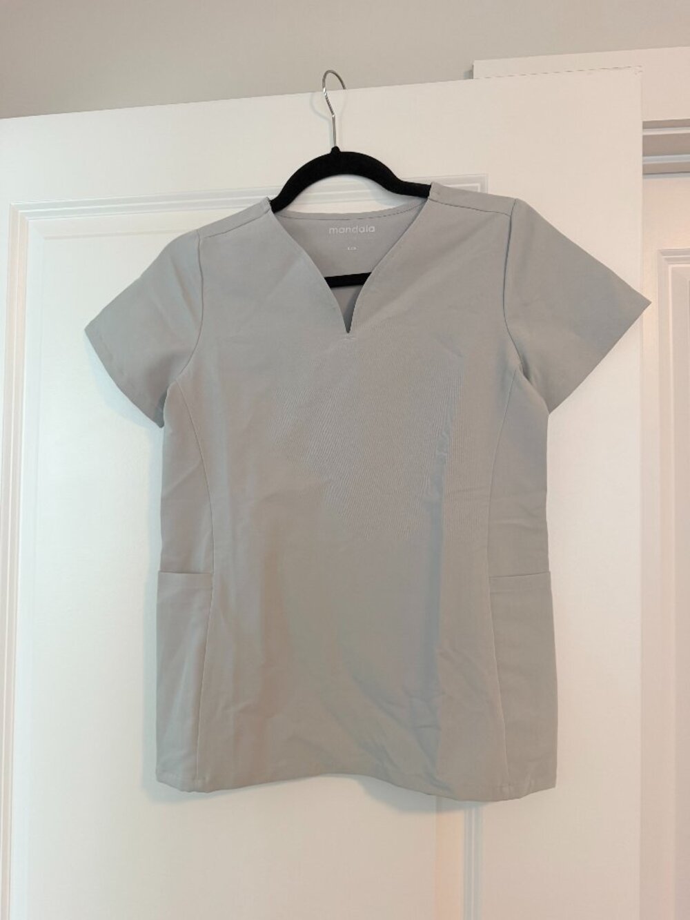Grey Scrub Top